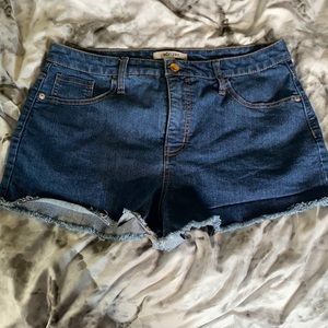Charlotte Russe Dark Blue Jean shorts